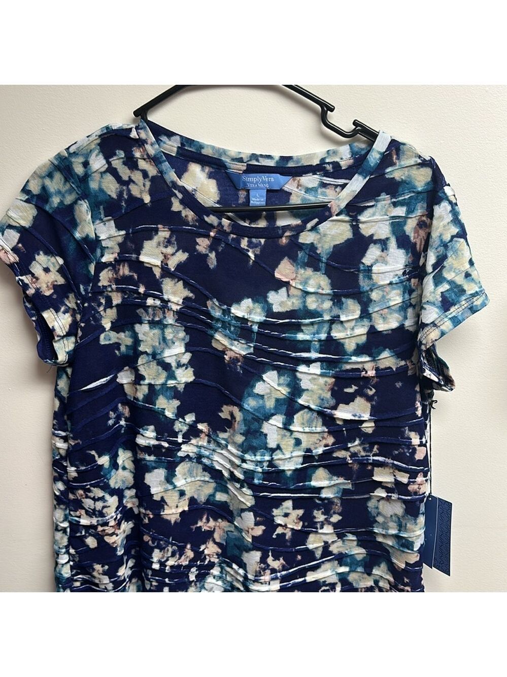 Simply, Vera size large blue teal